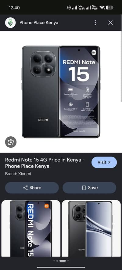 Xiaomi Redmi Note 15 4g