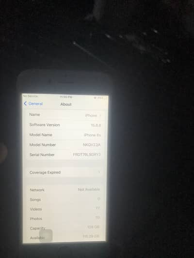 Apple iPhone 6S 128  03090279158GB no any fold  10/10 hai