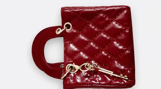 cherry red bag