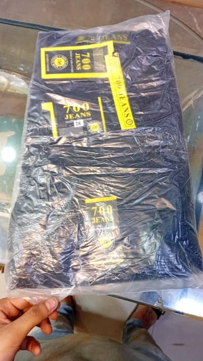 Jet Black jeans stock available in very cheap price