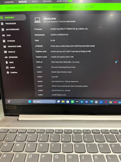 Lenovo 720S IdeaPad Gaming Laptop