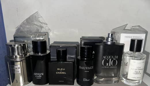 Original empty perfume bottles