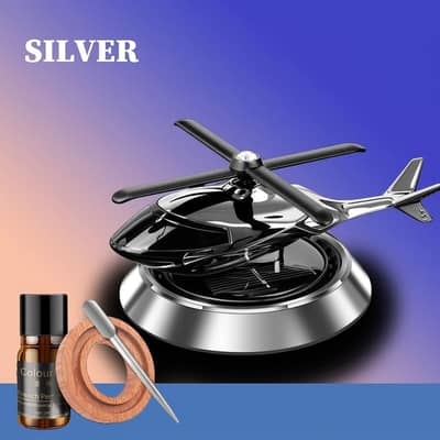 Helicopter Design Car Air Freshener with Perfume Refill