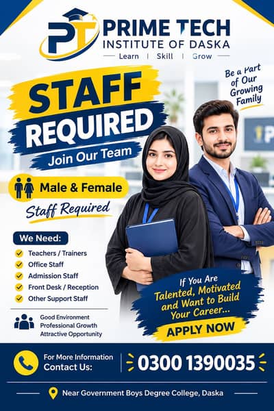 Marketing Female and Male staff