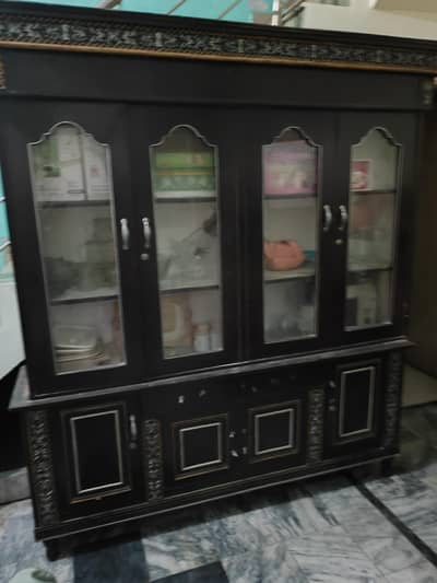 3 door almari and showcase for sale