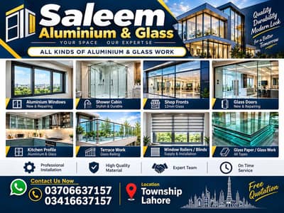 Aluminium Windows | Glass Work Available