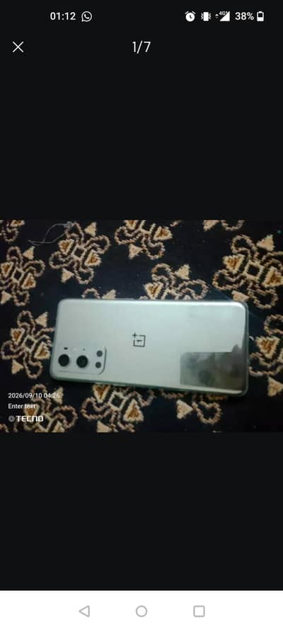 One Plus 9 Pro 12/256 Lines baqi very minor shade TikTok wala