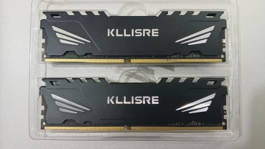 KLLISRE 2x8gb ddr4 2666mhz Ram contact (03104307725)