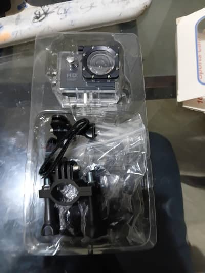 Sports Action Camera Full HD 1080p with Waterproof Case & Mounts
