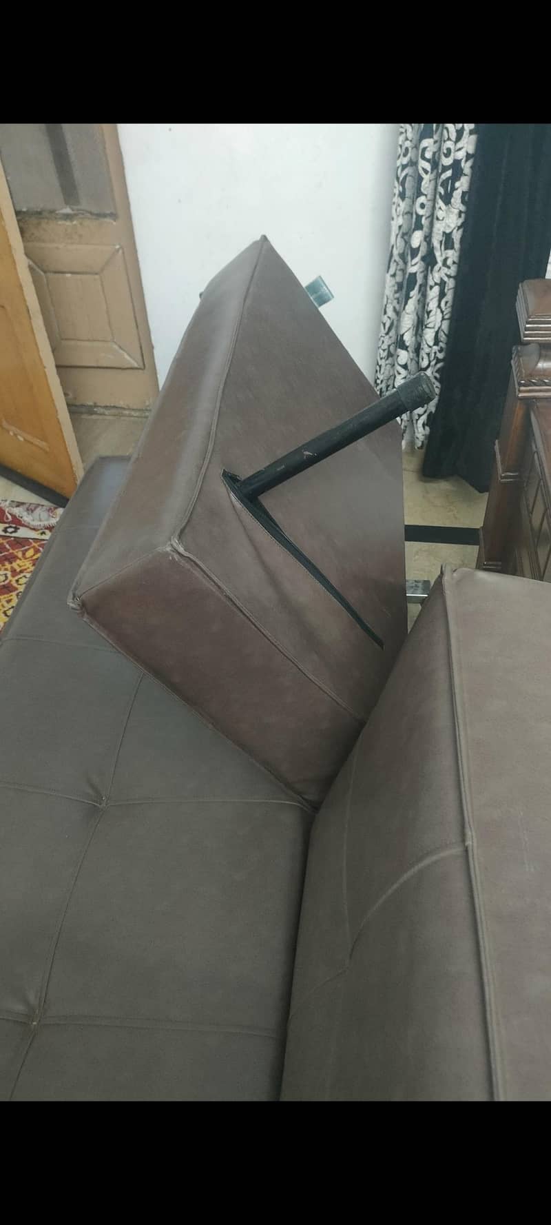 leather sofabed 1