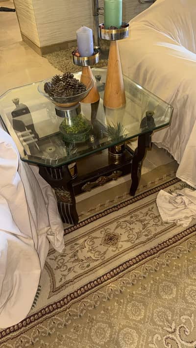 Beautiful Chinioti Sheesham Wood 3-Piece Table Set