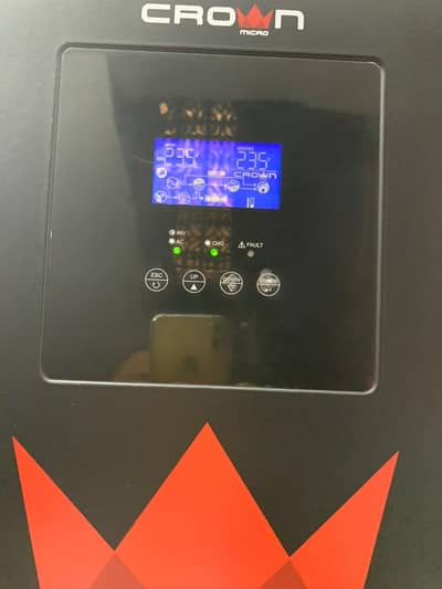 Crown micro inverter 3kw 2 monthe warranty baqi hay