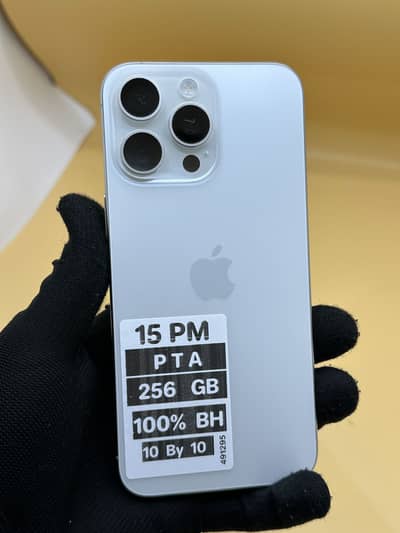 Apple iPhone 15 Pro Max 256 GB 100% Battery Health 10 by 10