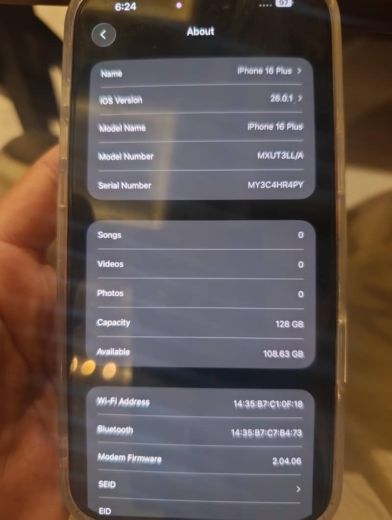 Apple iPhone 16 Plus 0