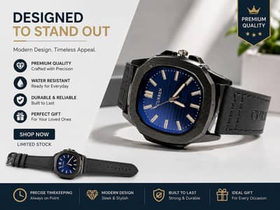 beautiful look and new design aura watches