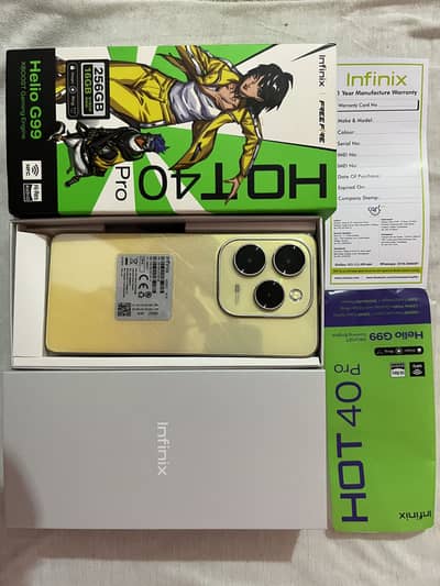 Infinix Hot 40 Pro — 8+8GB | 256GB | Premium Color