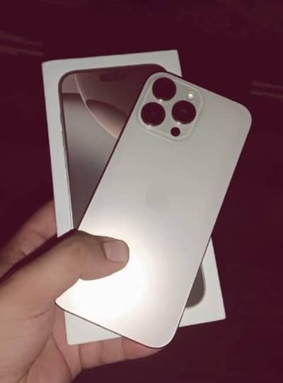 iPhone 16 Pro Max jv desert with box