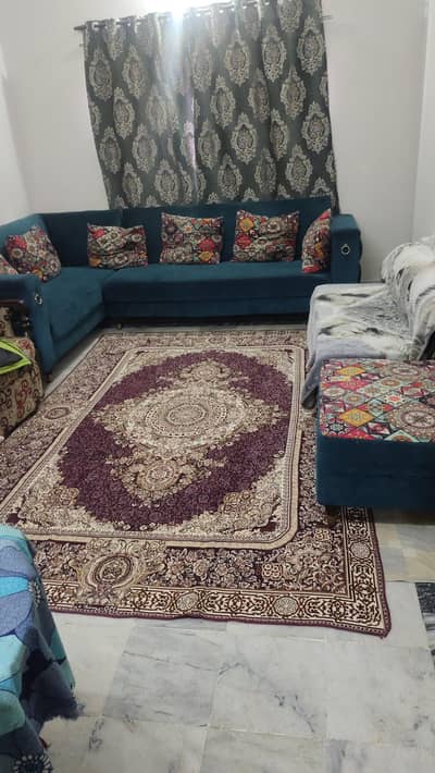 velvet Sofa with cushions