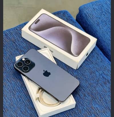 iphone 15 pro max complete box 256 gb new condition iphone
