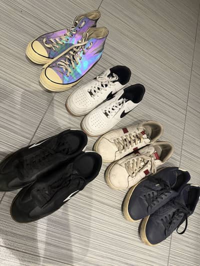 5 branded thrifted shoes
