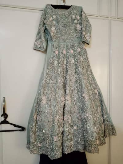 designer inspired heavy Walima maxi in cheap price