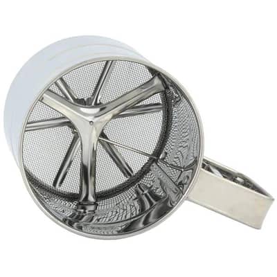 STAINLESS STEEL FLOUR SIFTER FOR BAKING