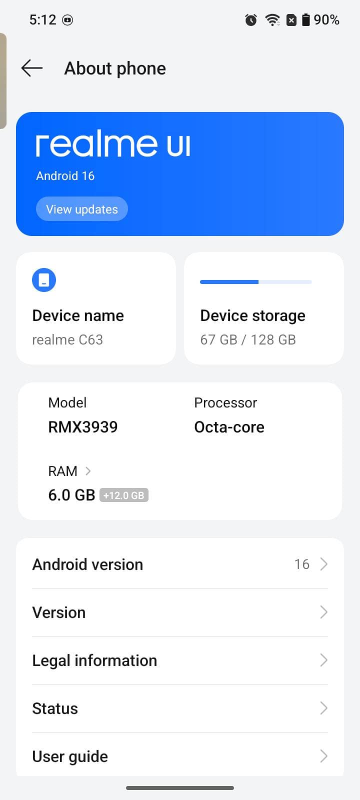 Realme C63 3
