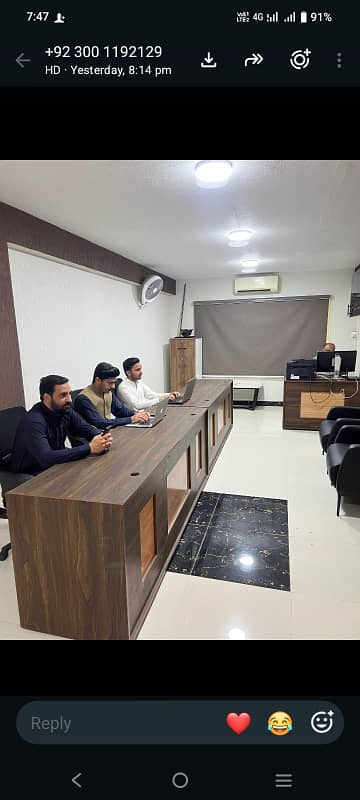 Blue area office 500 square feet jinnah avenue for Rent