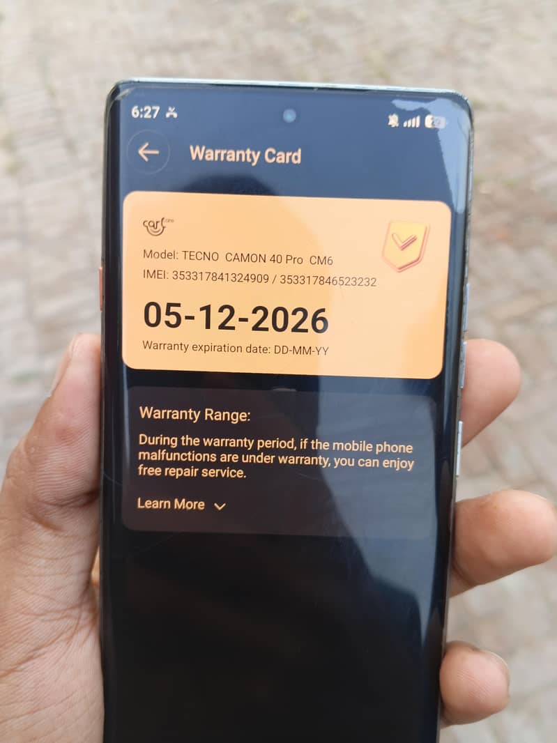 Tecno CAMON 40 Pro 8