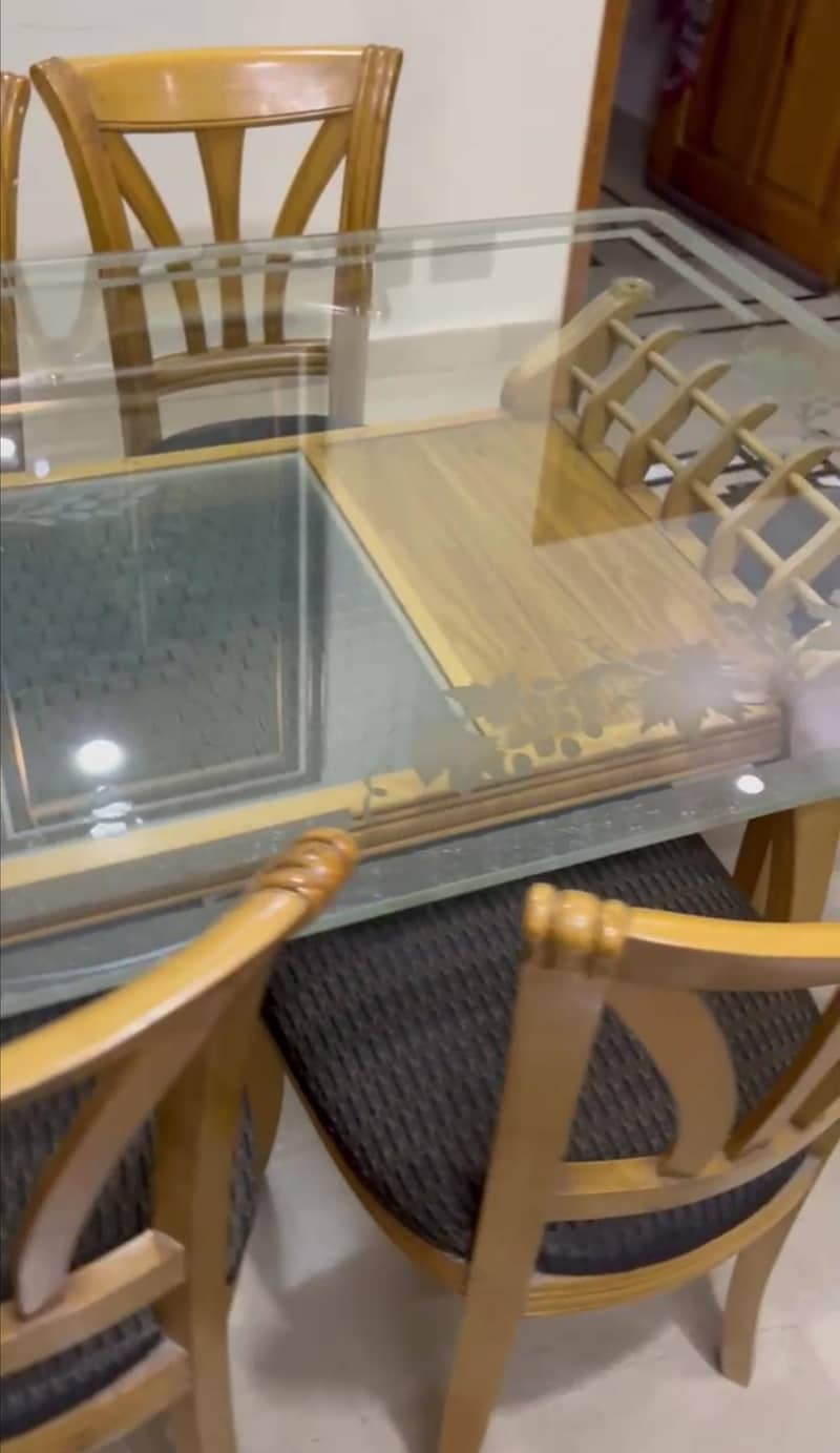 Eight chairs dining table 2