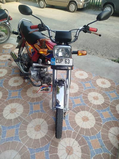 Honda CD 70 cc bike 2024 model 03-09-44-56-460