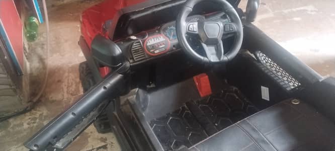 Battery operated manual and remote control car
