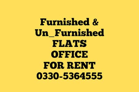 Flat,Office,Call center,Hall for rent 0330-5364555