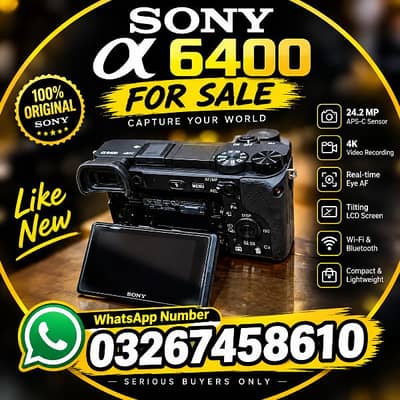 Sony a6400 camera