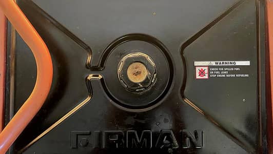 Firman Ruby 3.2KVA Electric Start Generator - Low Used