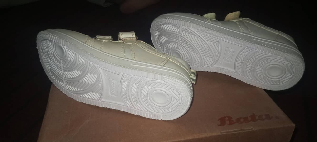White Bata Shoes 2