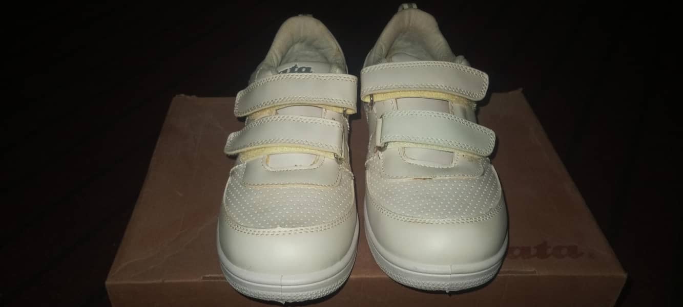 White Bata Shoes 3