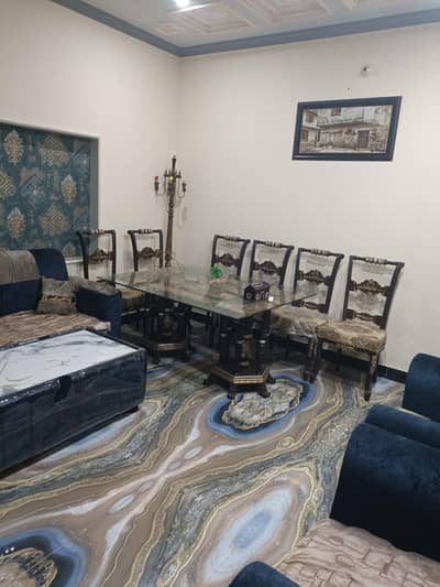 Premium Handcrafted Chinioti Dining Table with 6 Chairs
