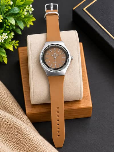 Luxury Classic Brown Leather Watch Men’s