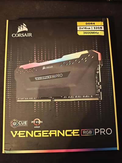 Corsair Vengeance RGB Pro 32GB Kit 16x2 3600Mhz DDR4