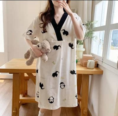 spring moon cartoon dress large size pajama
