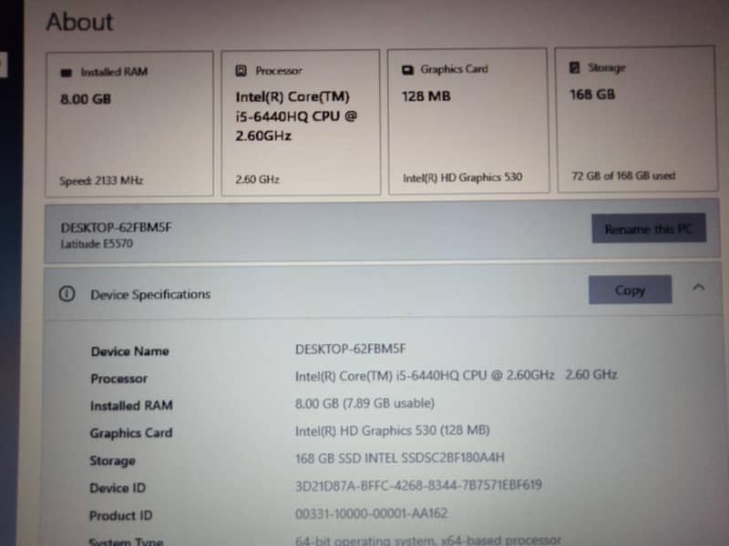 Dell latitude e5570 1