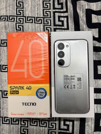 Tecno Spark 40 Pro Plus | (8GB/256GB) | 10/10 Condition