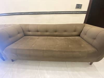 Elegant Beige 5-Seater Sofa – Stylish & Comfortable