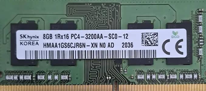 SK hynix 4gb ram DDR4 3200mhz