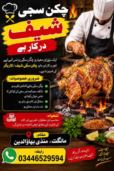 چکن سجی + چاولوں کا کاریگر