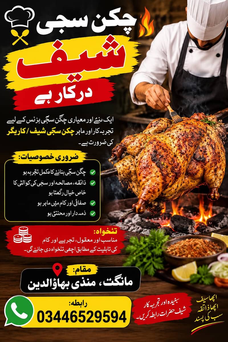 چکن سجی + چاولوں کا کاریگر 0