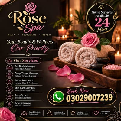 Spa,Services- Spa Center & Saloon - Spa Therapy Available