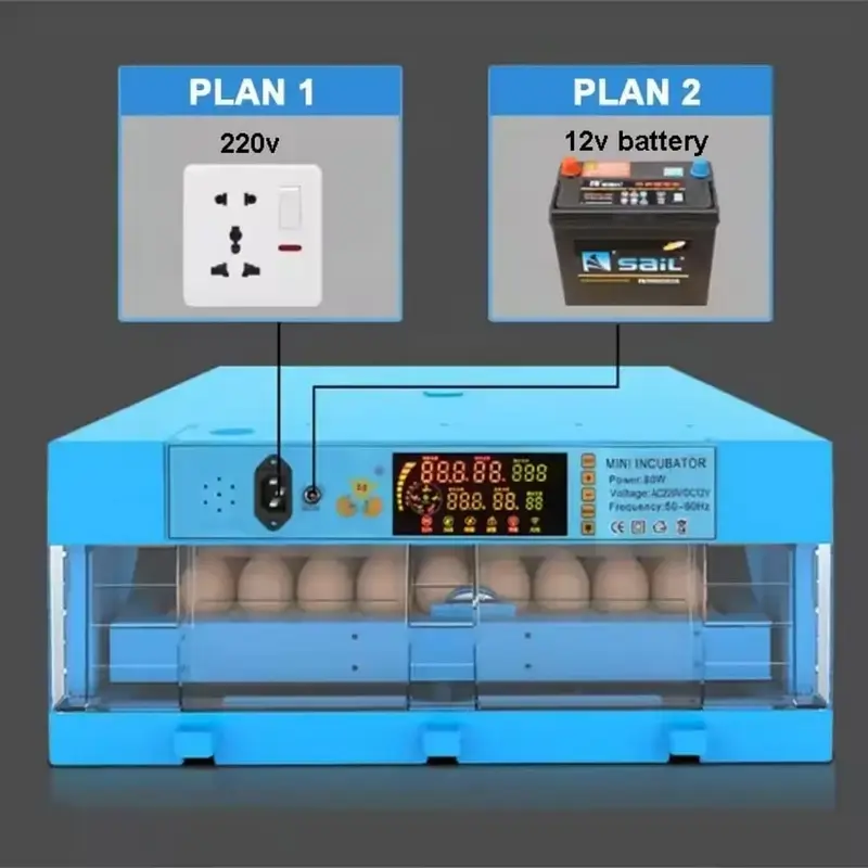 Intelligent Classic 64 eggs Hatch pro incubator fully automatic AC220 — photo 4