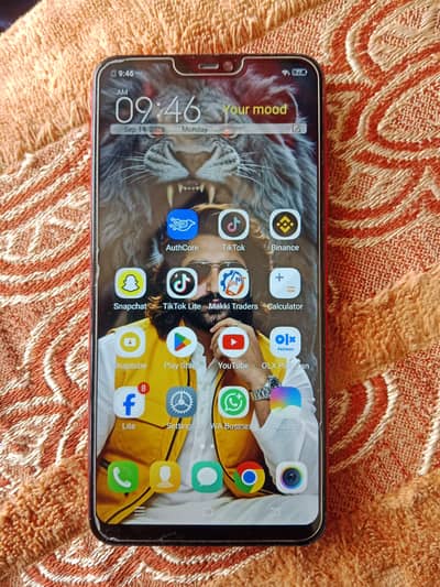 Vivo Y85a 4gb 64gb non pta only exchange 03086276428 whatsapp